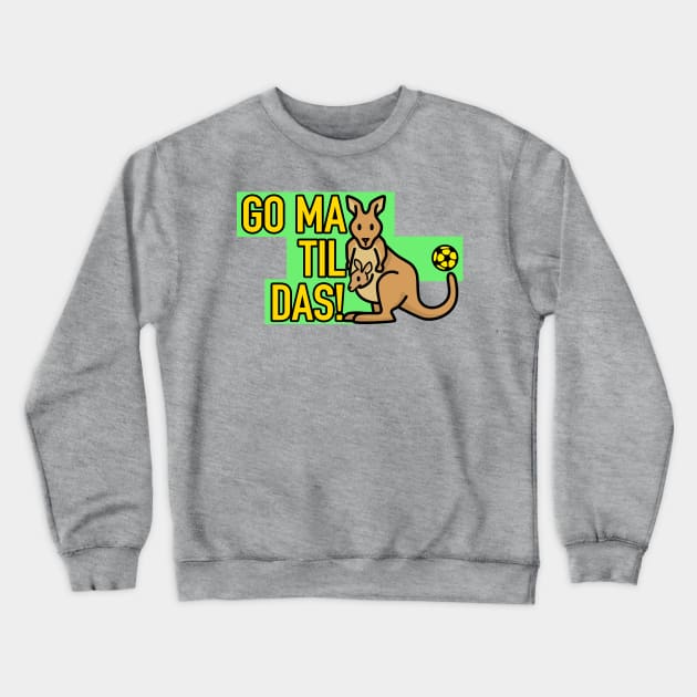 Go Matildas Kangaroo Crewneck Sweatshirt by Cerealbox Labs